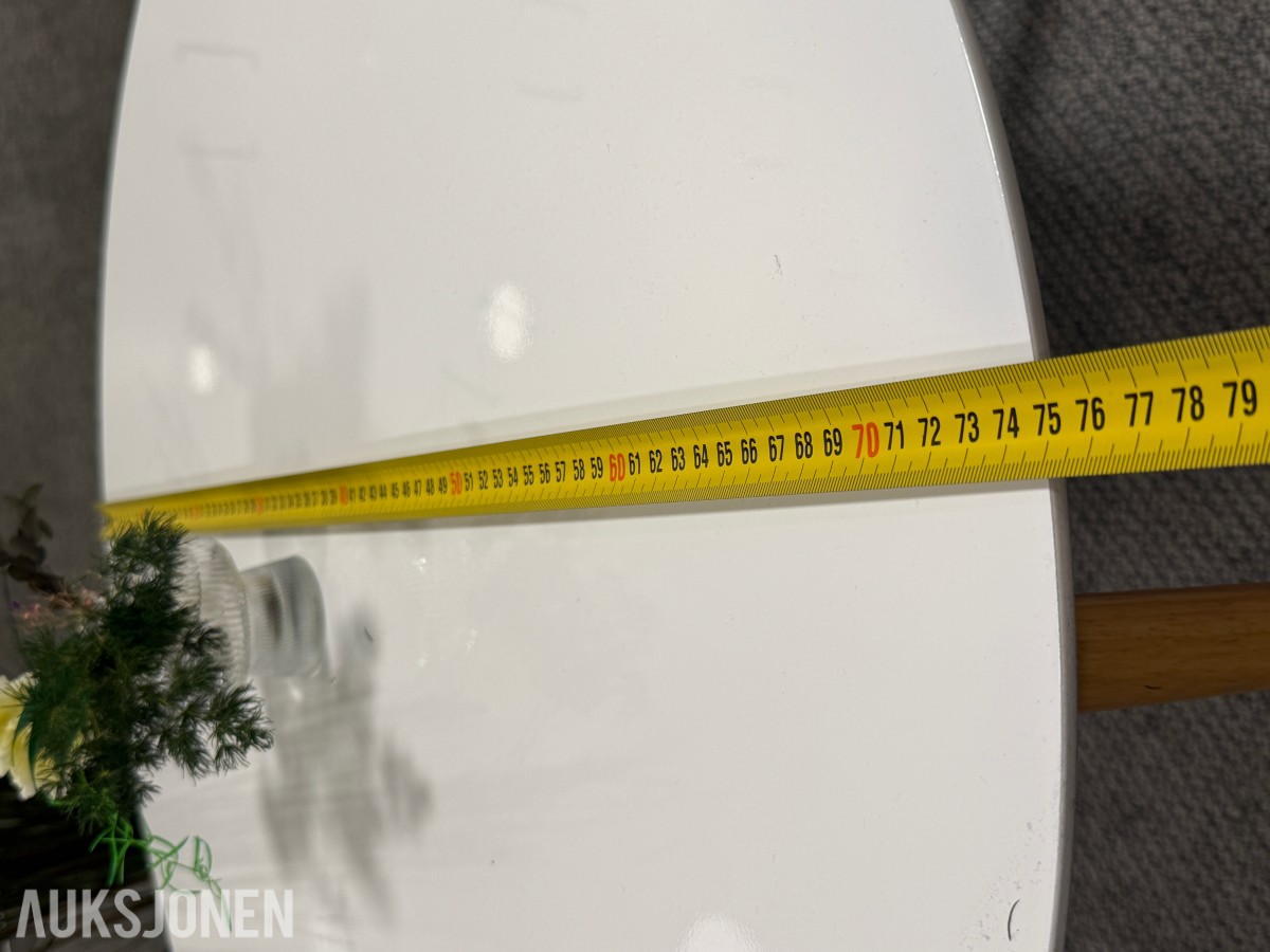 Sittegruppe med stoler, bord og planter 