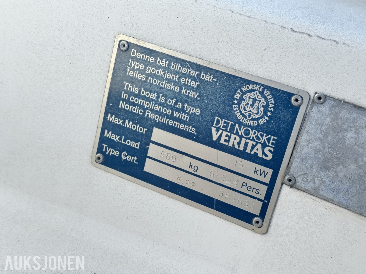Askeladden 15 fot Skjærgårdsjeep /m 30hk påhengsmotor
