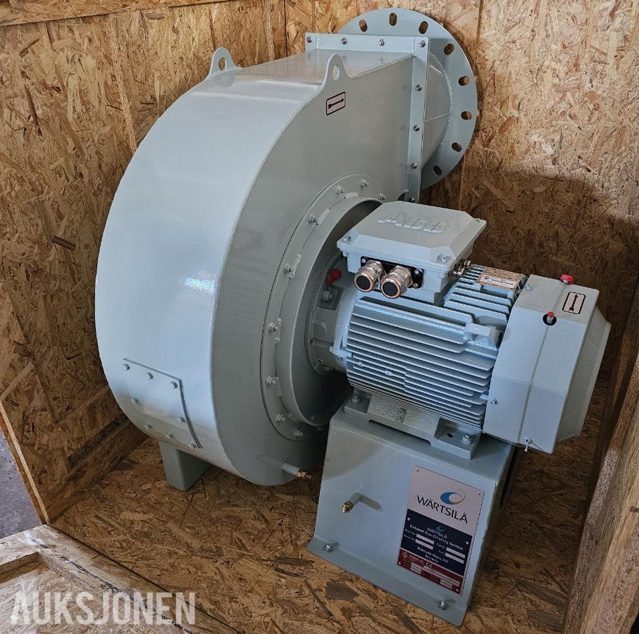 2020 Industriell sentrifugalvifte – Wärtsilä / Nyborg / ABB – 19,5 kW