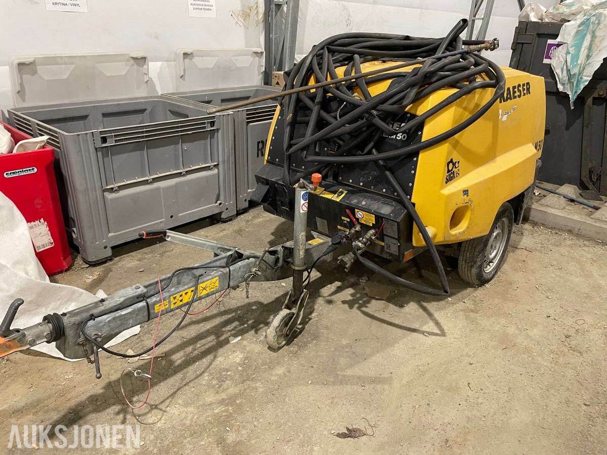 2015 Kaeser M50 PE kompressor m/trykkslanger
