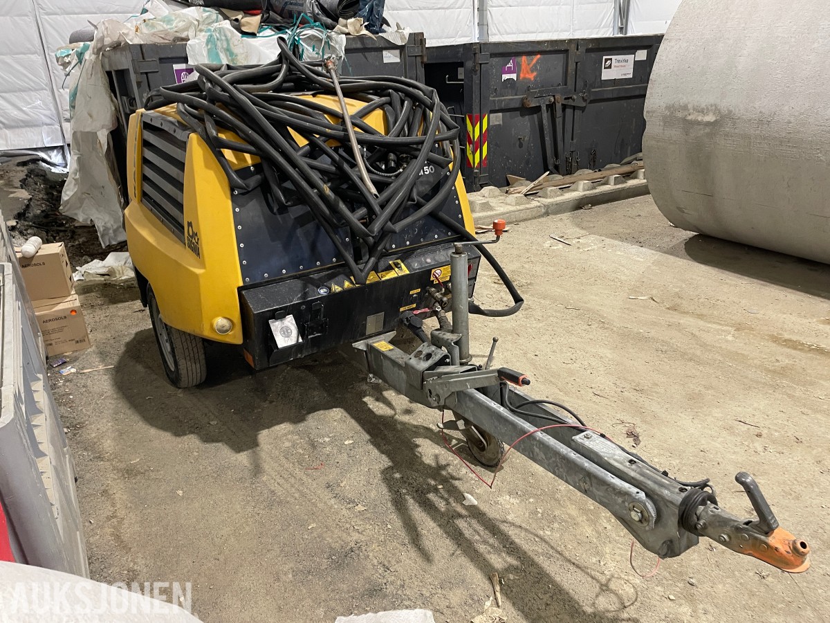 2015 Kaeser M50 PE kompressor m/trykkslanger