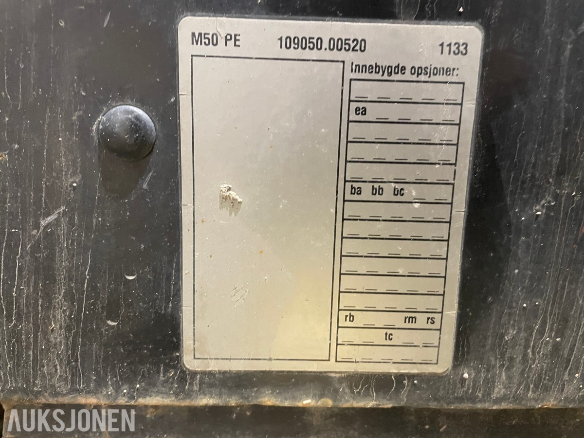 2015 Kaeser M50 PE kompressor m/trykkslanger