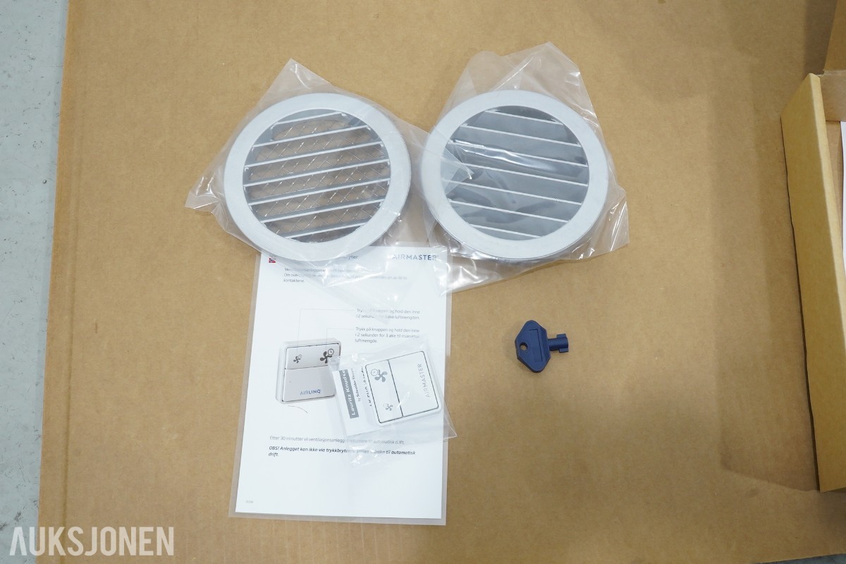 Airmaster AM 150 H ventilasjonsaggregat med varmegjenvinning
