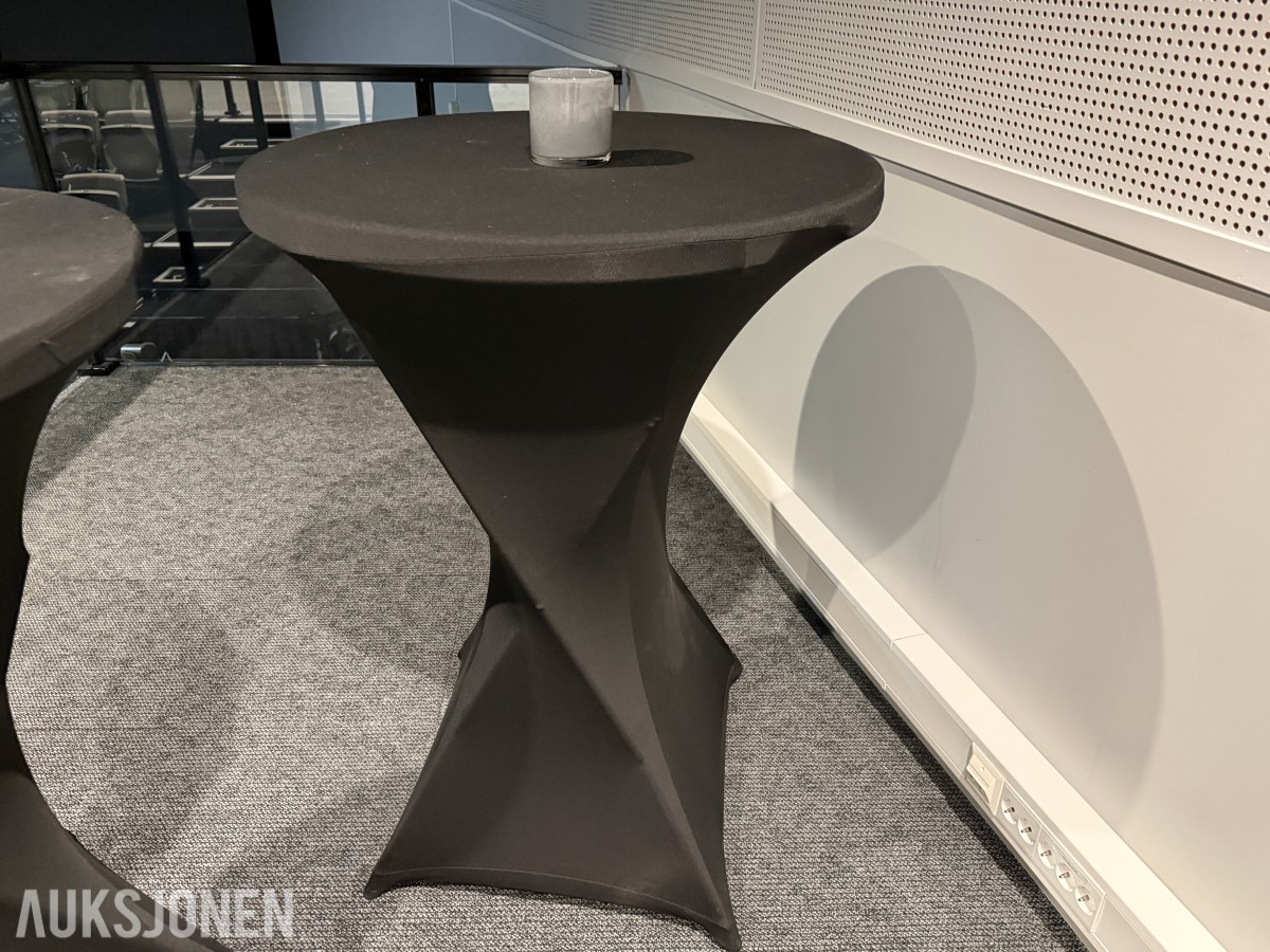 Ståbord/cocktailbord med trekk og sperrestolper