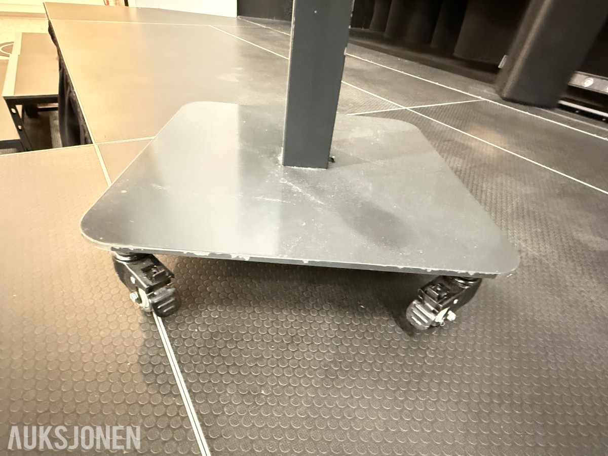 Elektrisk hev/senk talerstol / mobilt arbeidsbord på hjul