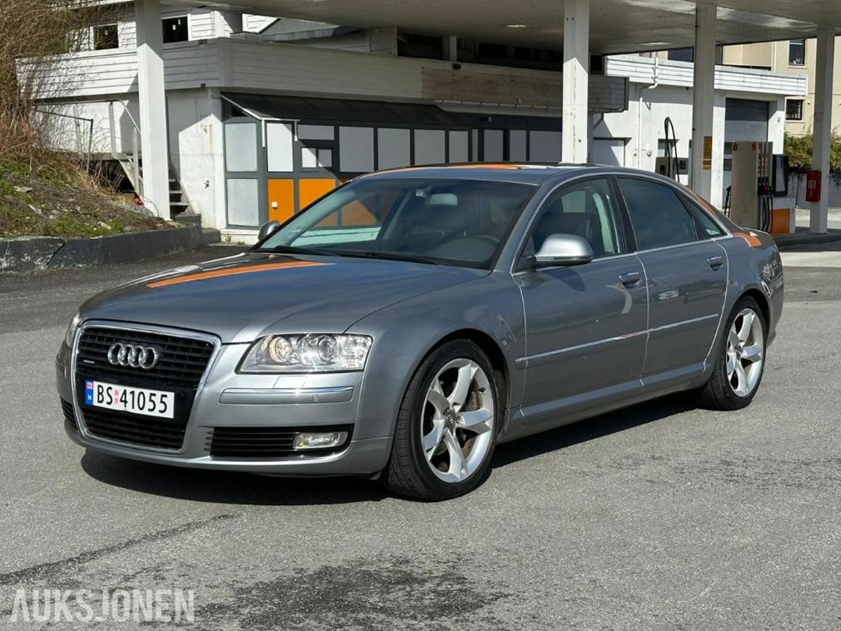 2008 Audi A8 3.0 232hk QUATTRO skinnseter soltak nøkkelløs start
