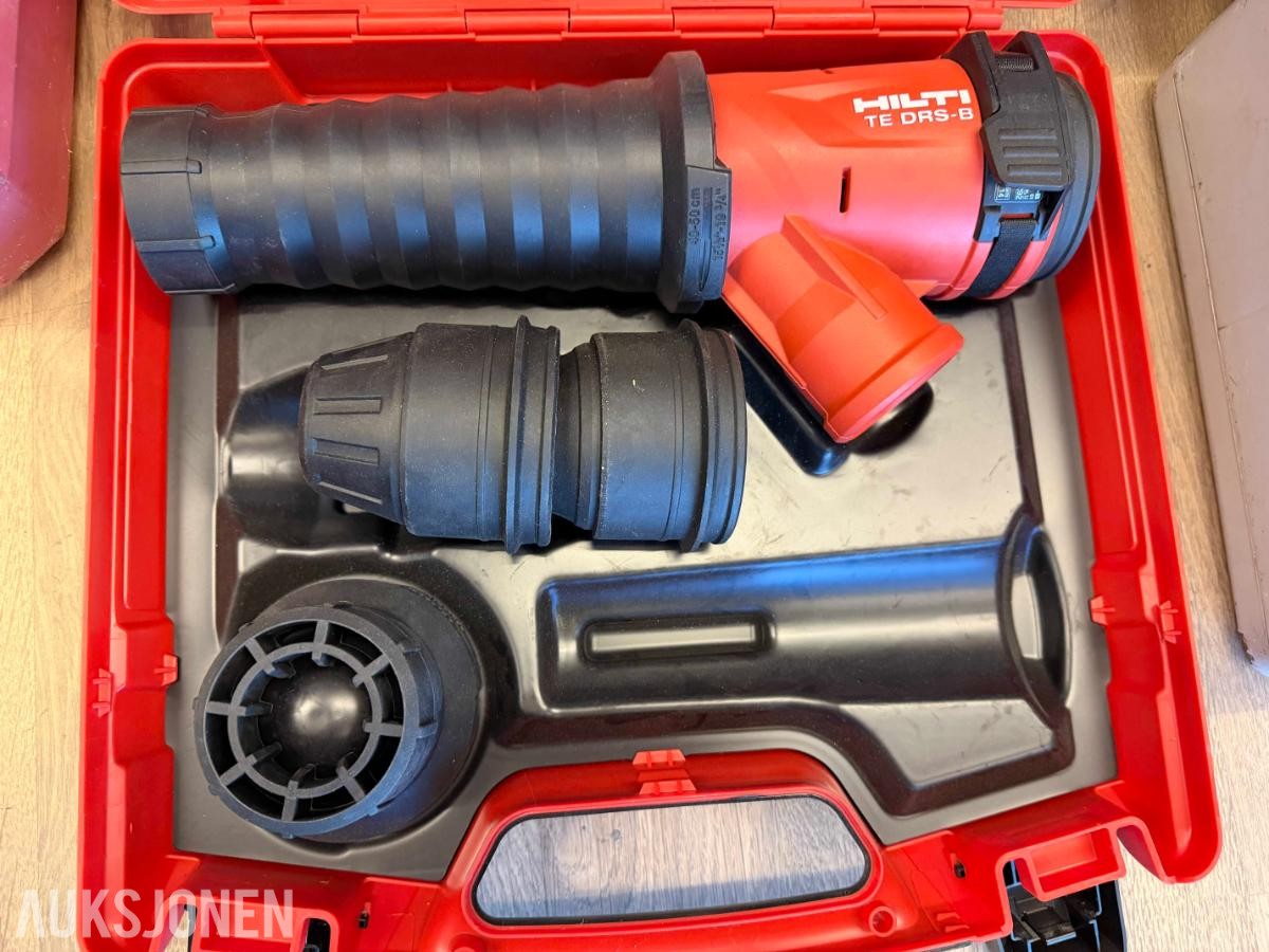 Diverse verktøy: Bosch sirkelsag, Milwaukee, Fein, Hilti + kabelrulle m.m.
