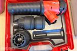 Diverse verktøy: Bosch sirkelsag, Milwaukee, Fein, Hilti + kabelrulle m.m.