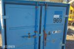 lagercontainer med strøm L:195 B:195 H:189 cm