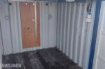 lagercontainer med strøm L:195 B:195 H:189 cm