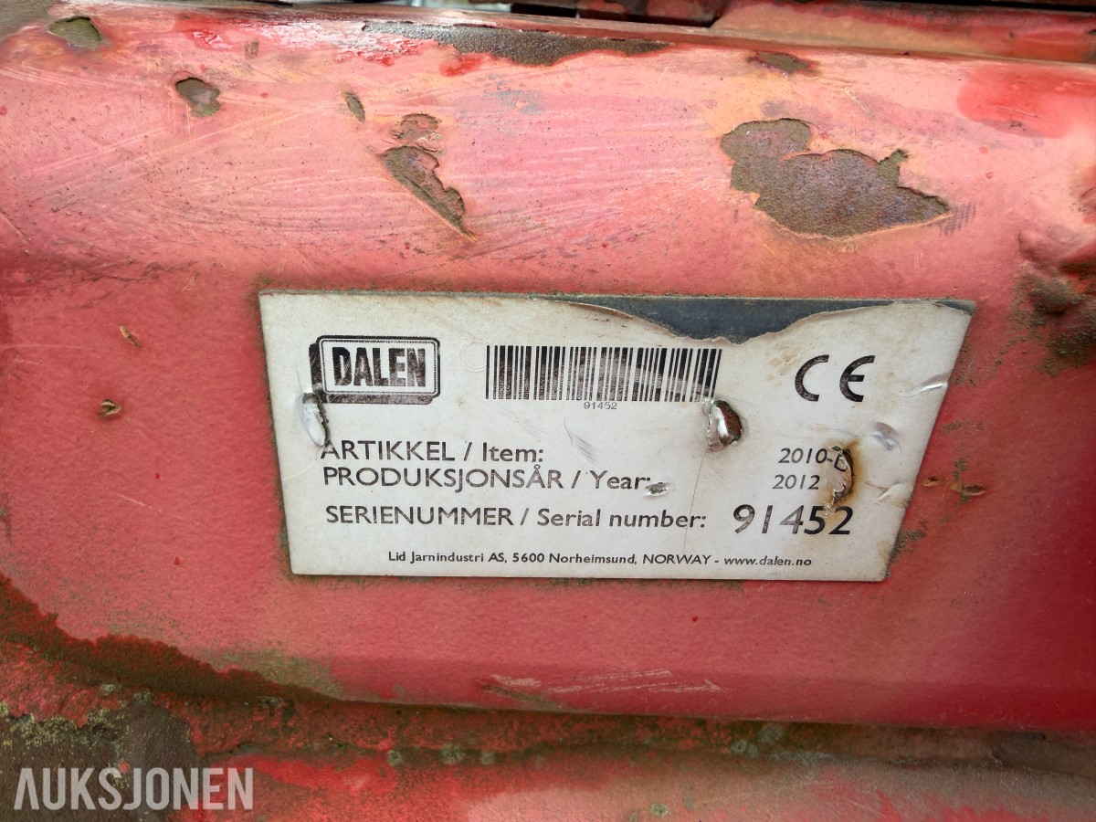 2012 Dalen 2010 Snøfres