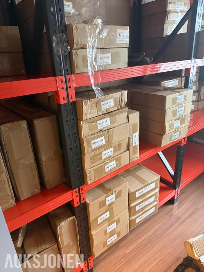 4 stk komplette Lagerreoler 120×60×200cm – 200kg pr. hylle – total 800kg