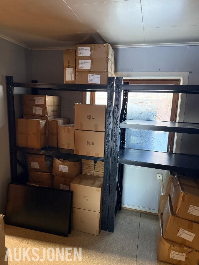 5 stk komplette Lagerreoler 120×60×200cm – 200kg pr. hylle – total 800kg