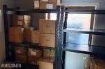 5 stk komplette Lagerreoler 120×60×200cm – 200kg pr. hylle – total 800kg