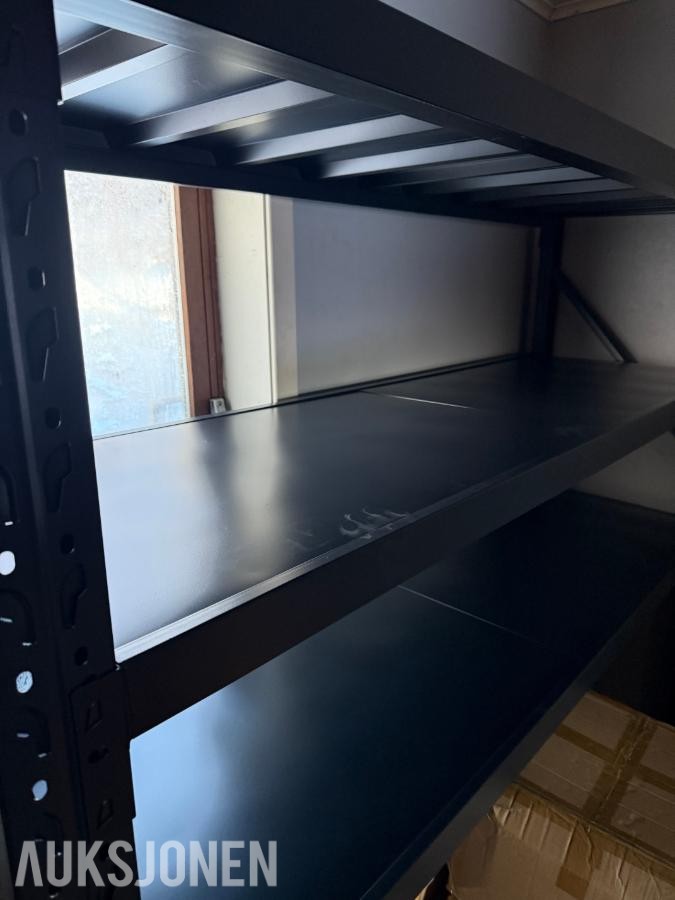 4stk 150x60x200, 1200kg komplette lager reoler! Helt nye! Garasjereoler