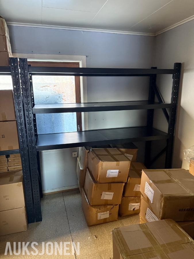 4stk 150x60x200, 1200kg komplette lager reoler! Helt nye! Garasjereoler