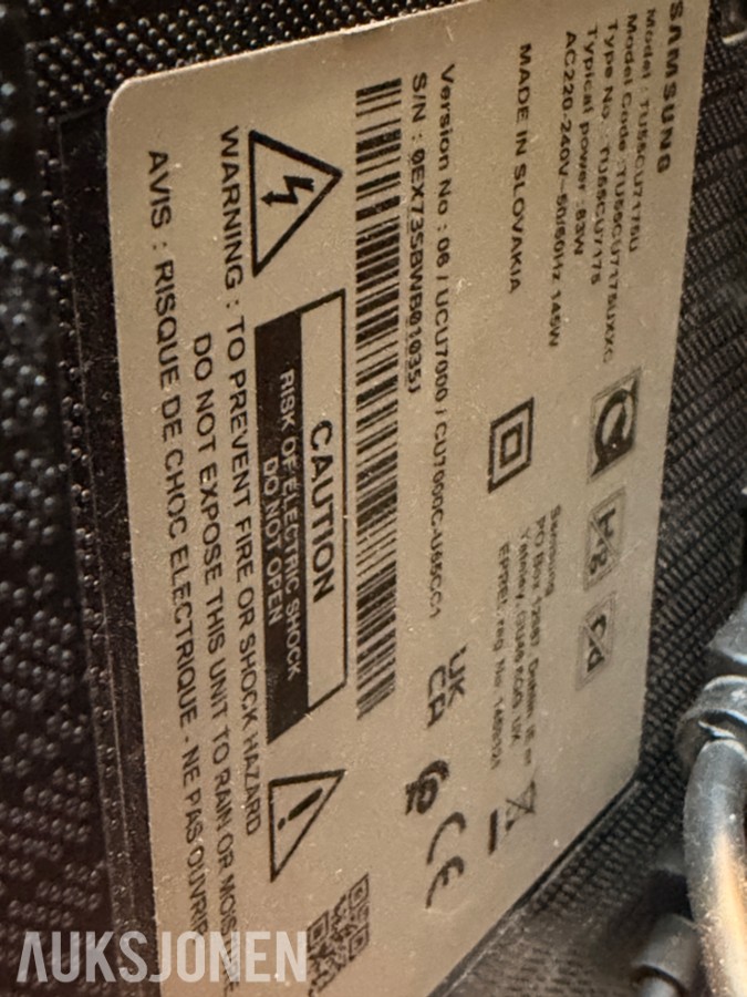 Samsung tv TU55CU7175U