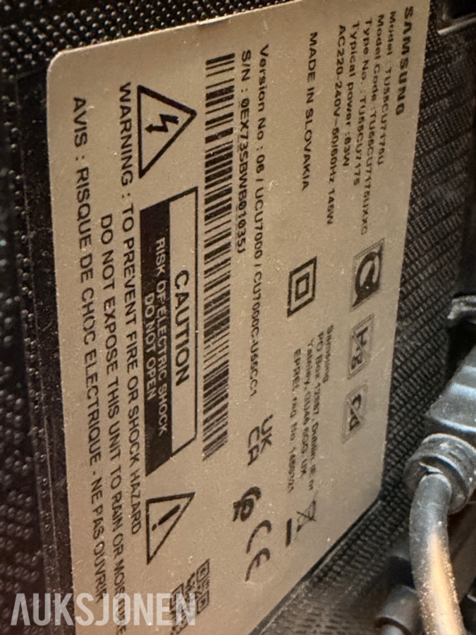 Samsung tv TU55CU7175U
