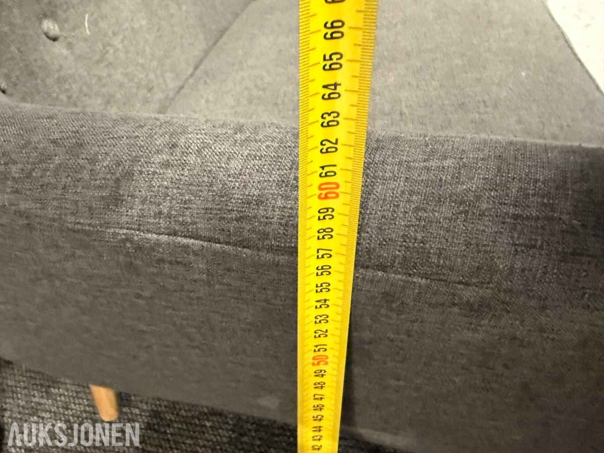 Sofagruppe med 3-seter og 2 lenestoler + klesstativ + planter