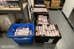 Stort Parti med Battery energidrikk, brus, godteri og engangsartikler