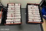 Stort Parti med Battery energidrikk, brus, godteri og engangsartikler