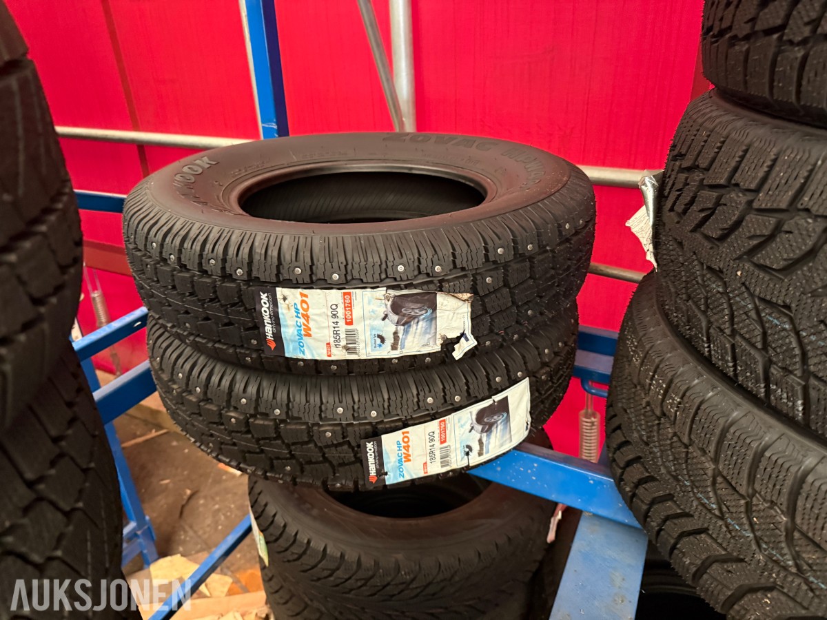 Lager av bildekk selges – selges samlet