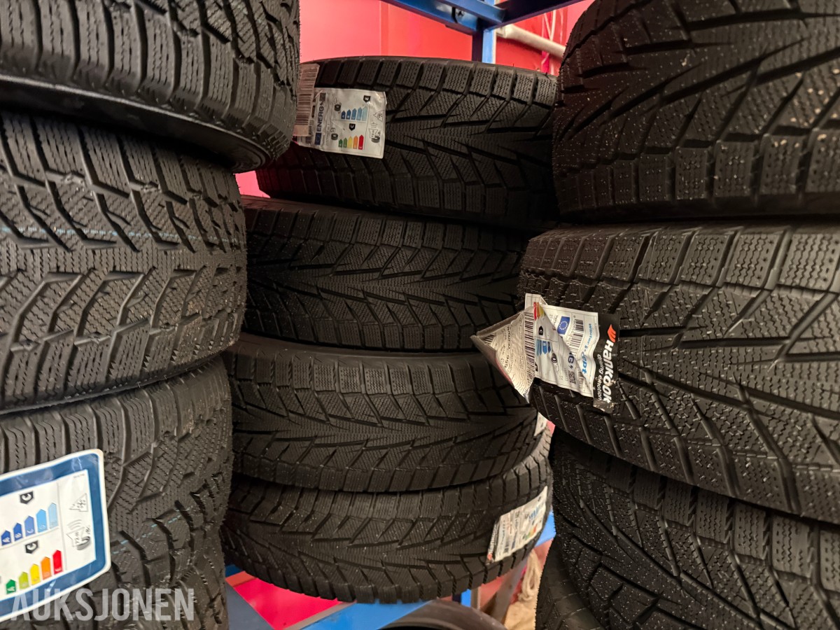 Lager av bildekk selges – selges samlet