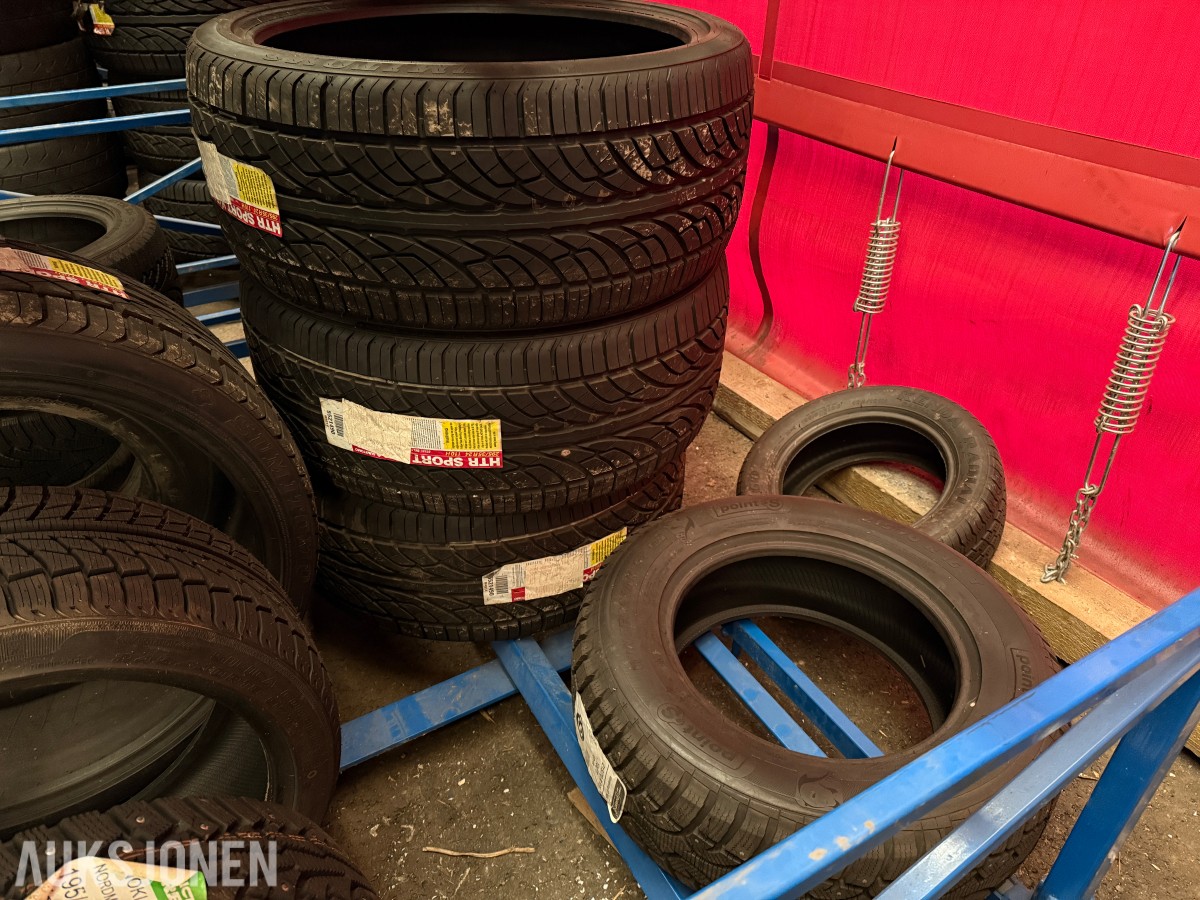Lager av bildekk selges – selges samlet