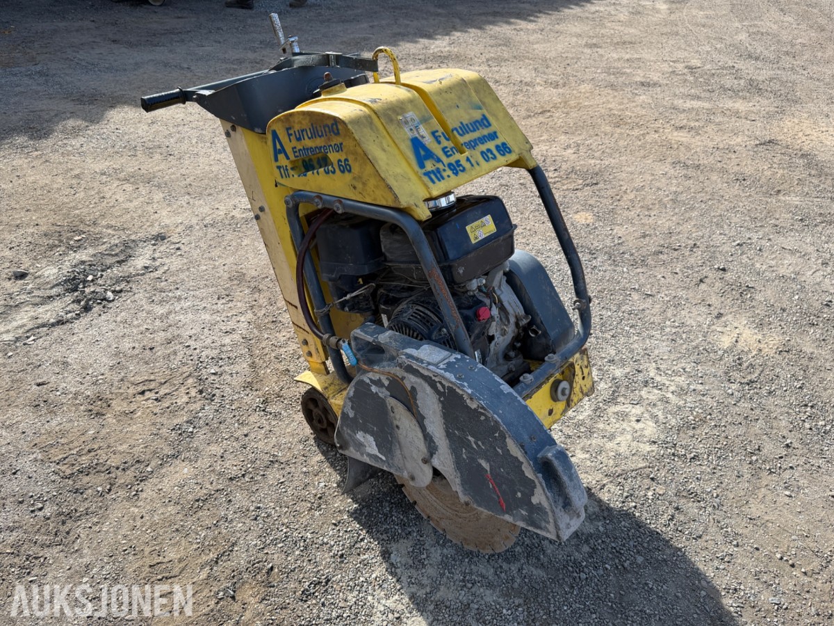 Wacker Neuson Bensindrevet Fugesag / Asfaltsag – Honda motor