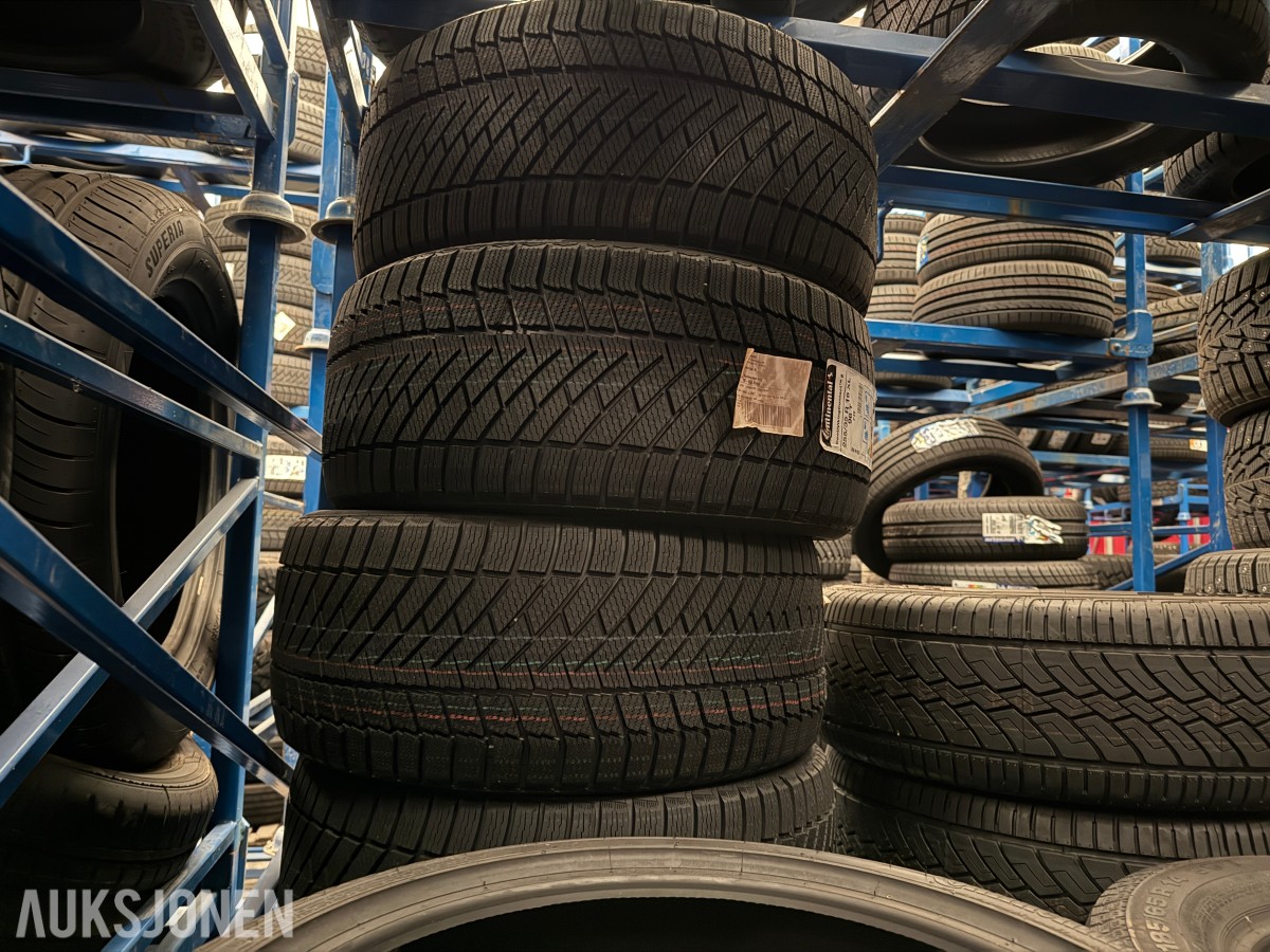 Lager av bildekk – selges samlet