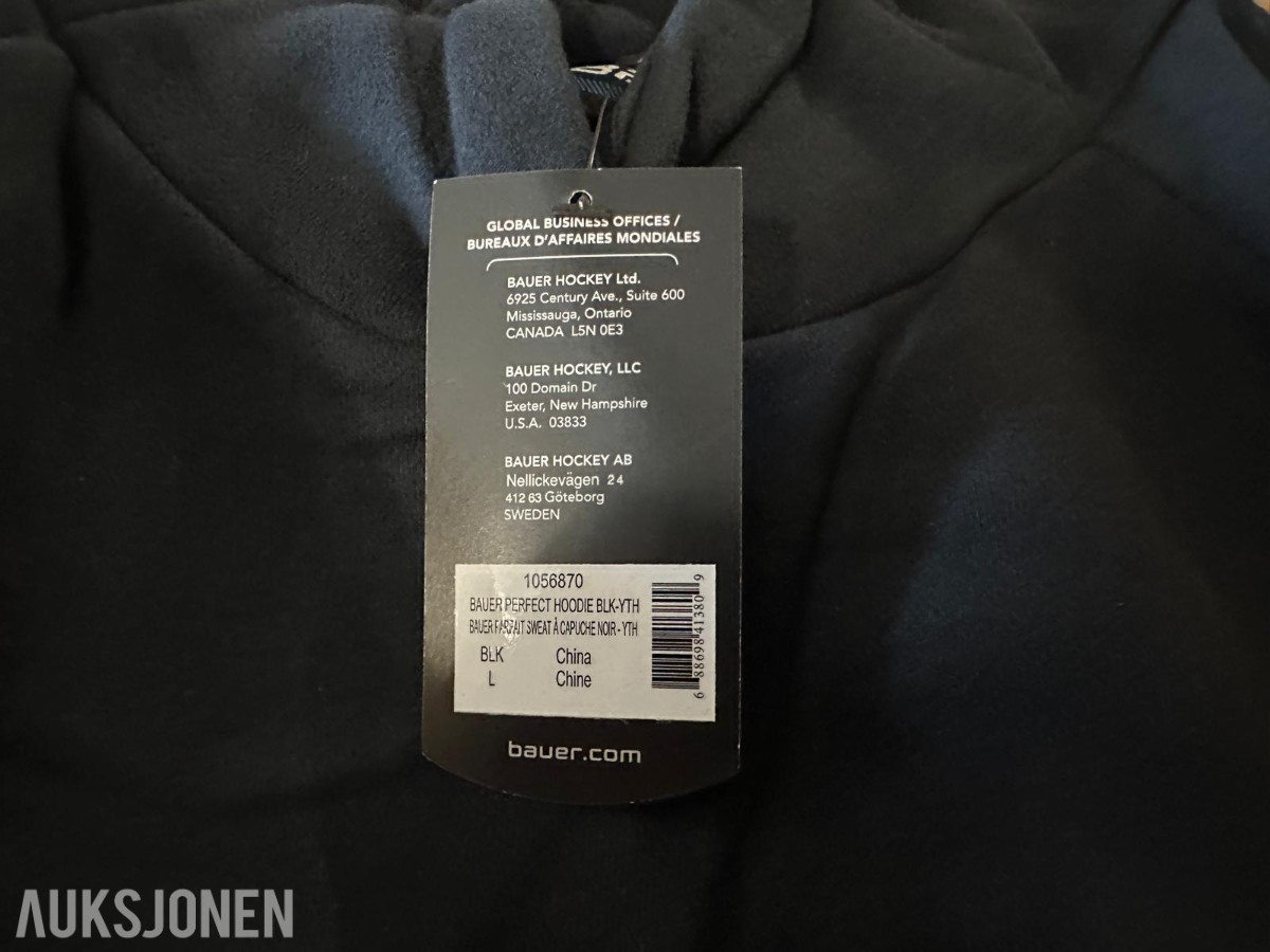 Stort parti Bauer klær – 195 stk – jakker & gensere – UBRUKT