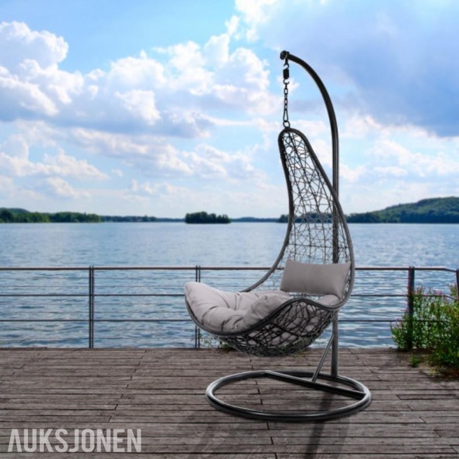 Hengestol "Modera" svart