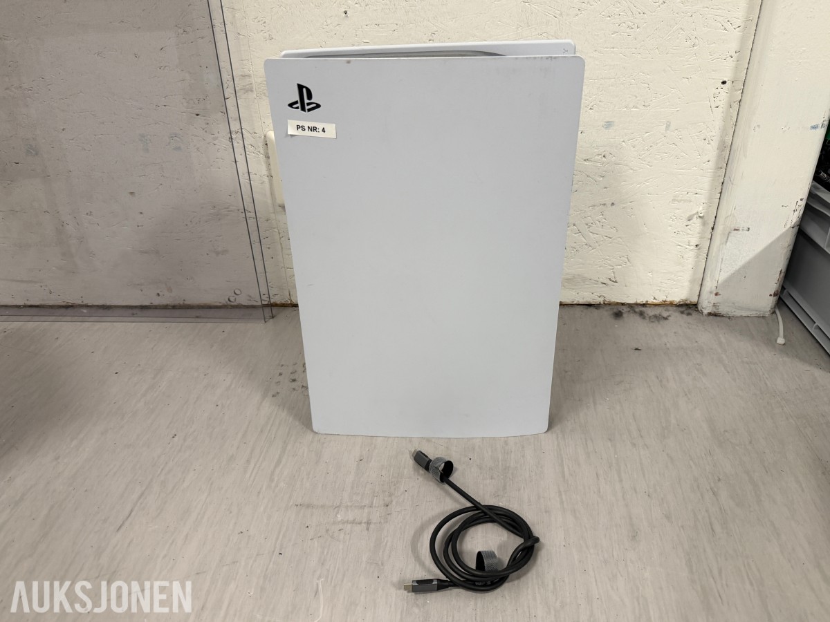 2022 Sony PlayStation 5 Digital Edition (CFI-1216B) med kabel