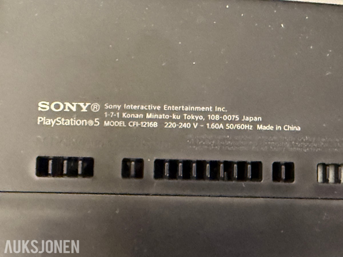 2022 Sony PlayStation 5 Digital Edition (CFI-1216B) med kabel
