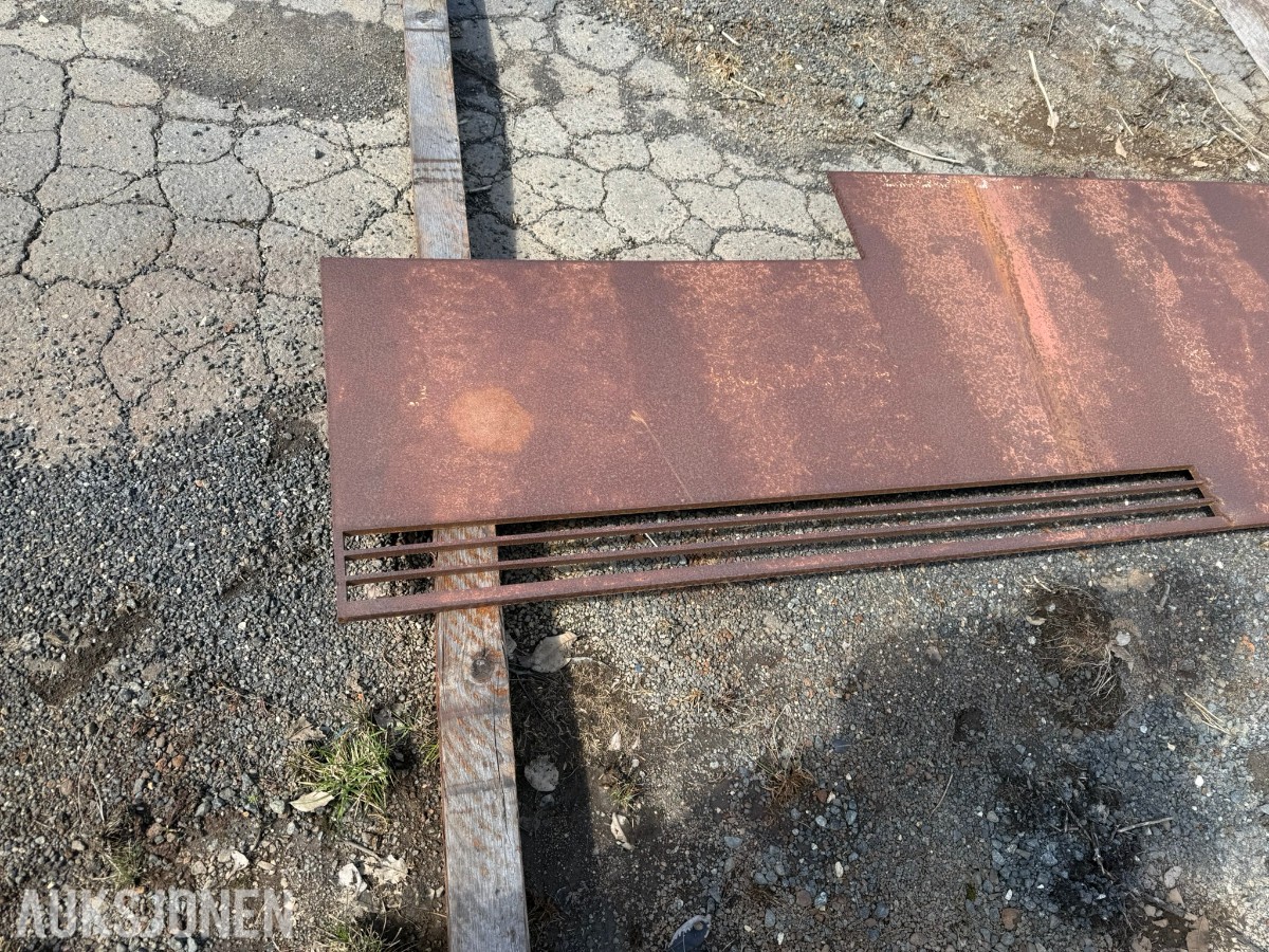 HARDOX Stålplate / sliteplate 16 mm – ca. 2500 x 5100 mm