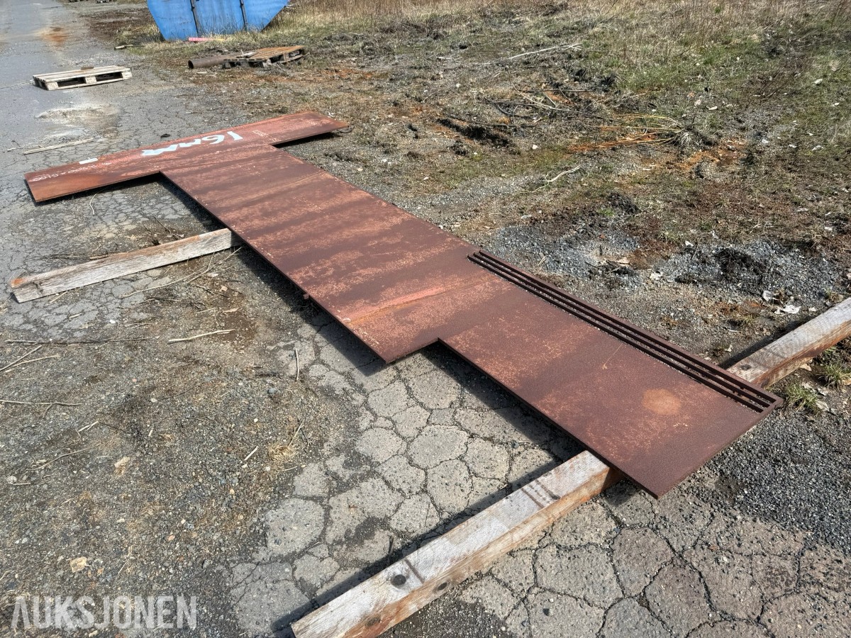 HARDOX Stålplate / sliteplate 16 mm – ca. 2500 x 5100 mm