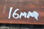 HARDOX Stålplate / sliteplate 16 mm – ca. 2500 x 5100 mm