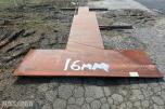 HARDOX Stålplate / sliteplate 16 mm – ca. 2500 x 5100 mm