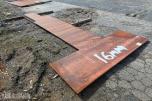 HARDOX Stålplate / sliteplate 16 mm – ca. 2500 x 5100 mm