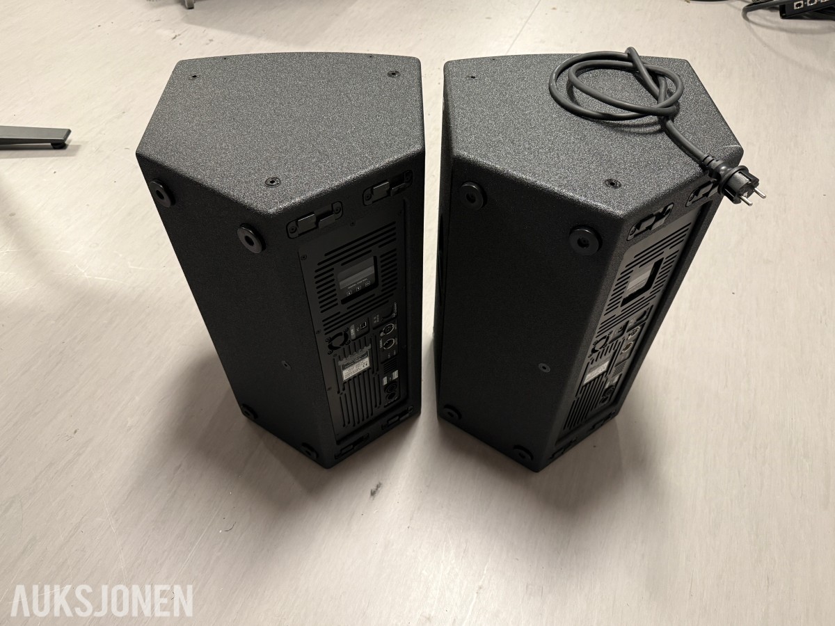 2 stk Lynx Pro Audio GXR-12 aktive PA-høyttalere 1400W DSP
