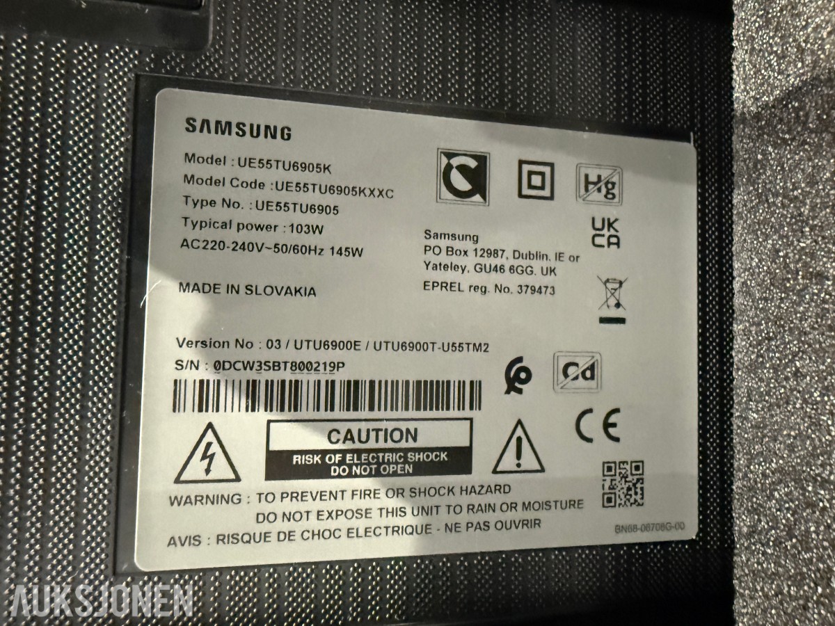 3 Stk. Samsung 55” 4K TV m/ flightcase – UE55TU6905K / QE55Q70TAT
