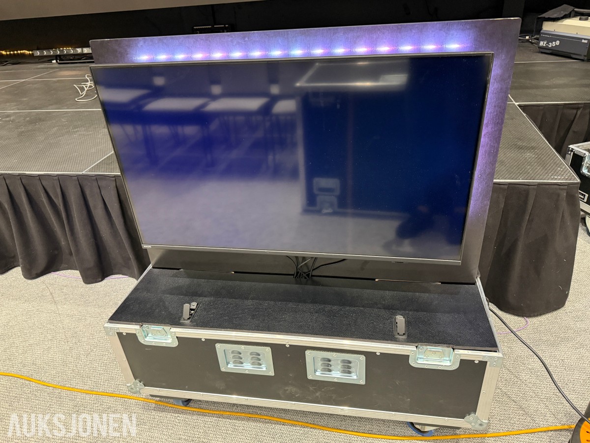 2 Stk. Philips TV og flightcase