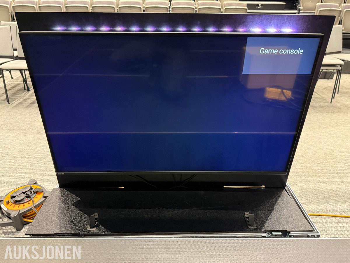 2 Stk. Philips TV og flightcase