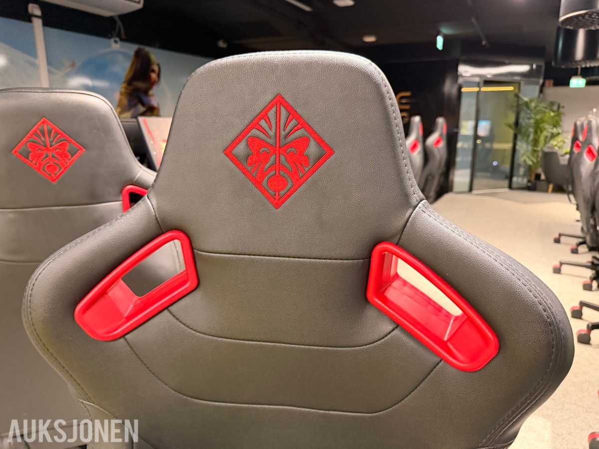 Komplett Gamingstasjon – PC, skjerm, gamingstol, bord, tastatur og headset