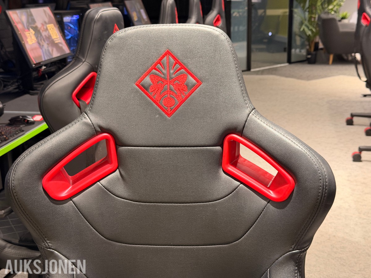 Komplett Gamingstasjon – PC, skjerm, gamingstol, bord, tastatur og headset