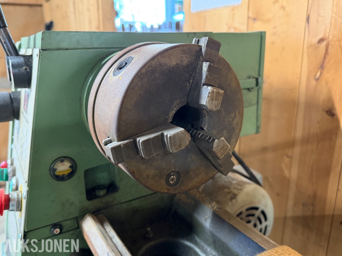 LD LD-1236GH Metall dreiebenk – med kjøling og skap