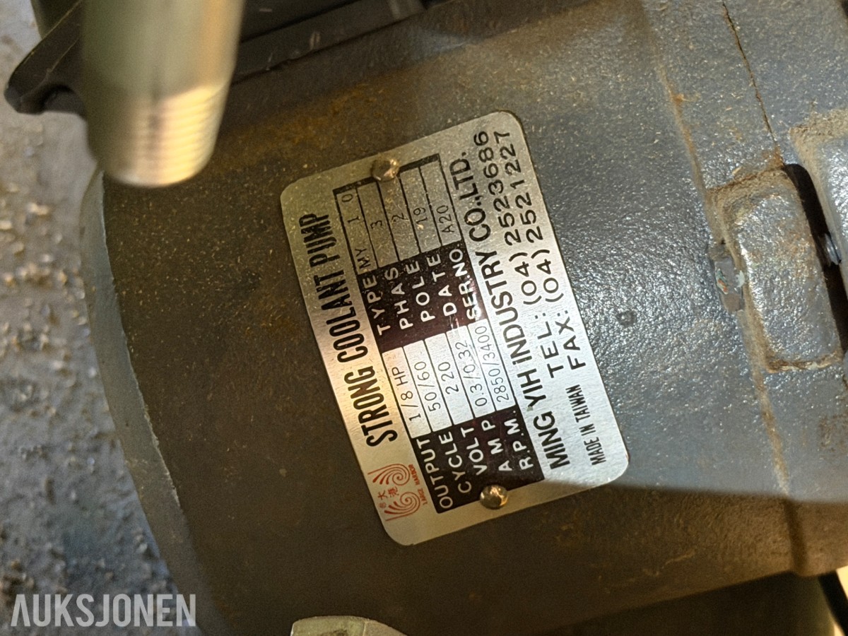 LD LD-1236GH Metall dreiebenk – med kjøling og skap