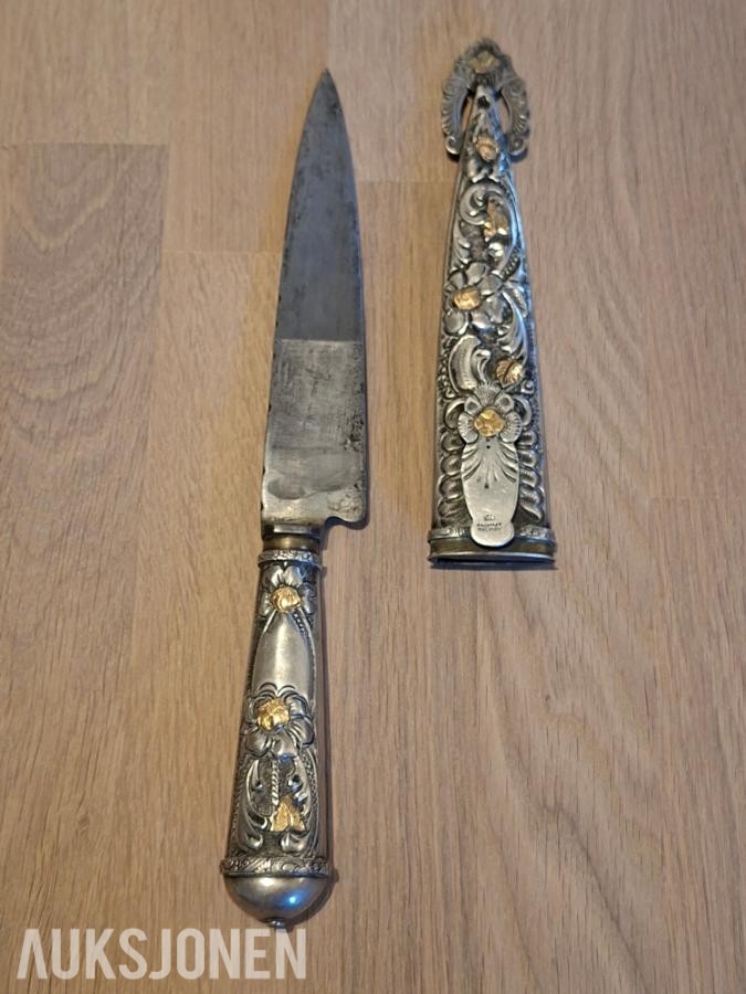 Sølv- og gullkniv