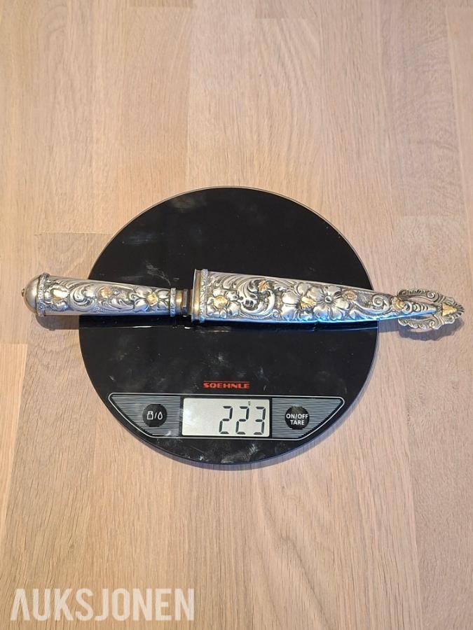 Sølv- og gullkniv