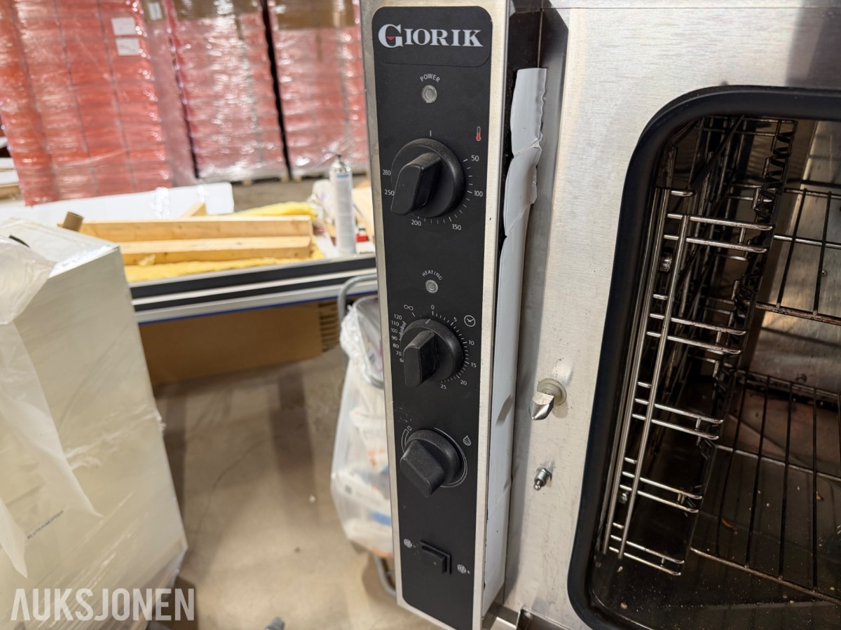 Giorik ME52 Varmluftsovn – 230V – med stativ i rustfritt stål